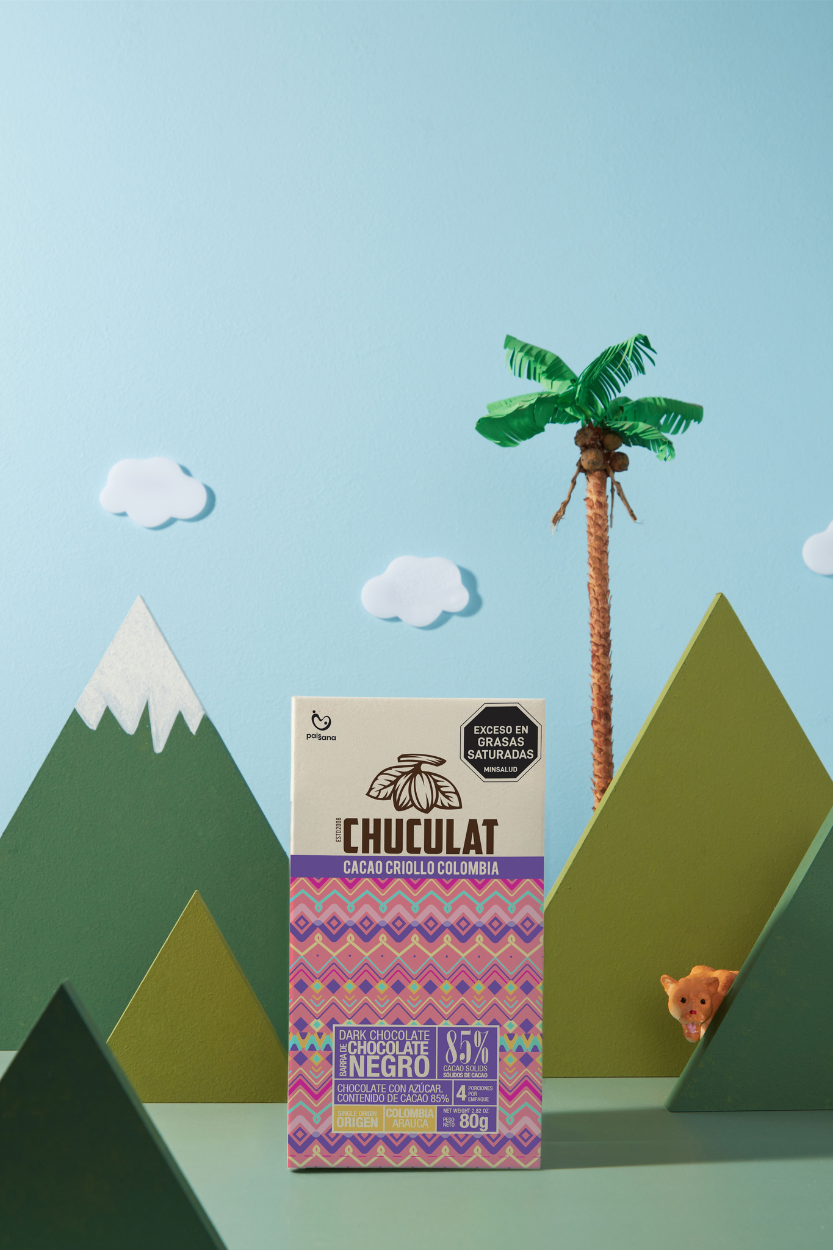 Tableta de chocolate 85% – origen Arauca