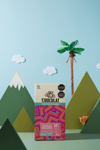 Tableta de chocolate 60%- origen Cauca