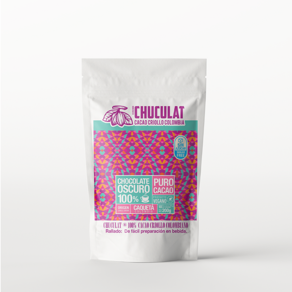 Chocolate oscuro 100% puro cacao