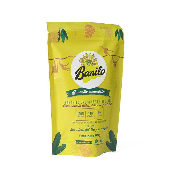 Snack de bananito amazónico liofilizado 80g